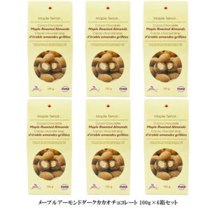 アーモンド カカオ チョコレート ×６個 セット お取り寄せ 激安 通販 メープル アーモンド カカオ チョコ カナダ 産 おみやげ 旅行 お土産 人気