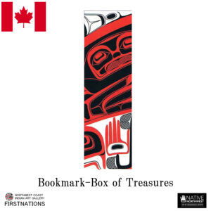 しおり ブックマーク カナダ 先住民 ネイティブ インディアン デザイン Box of Treasures