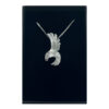 カナダ インディアン ジュエリー ペンダント シルバーピューター アクセサリー  Bill Helin  Eagle Free Flight イーグル シルバーチェーン付 - 画像 (5)