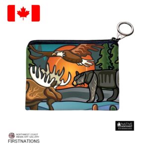 コインケース 財布 小物入れ カナダ 先住民 ネイティブ インディアン  All My Relatives (Indinawemaaganidag)