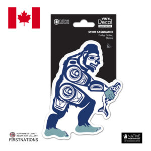 デカール 透明 シール ステッカー カナダ 先住民 インディアン 雑貨 DECAL Spirit Sasquatch サスカッチ