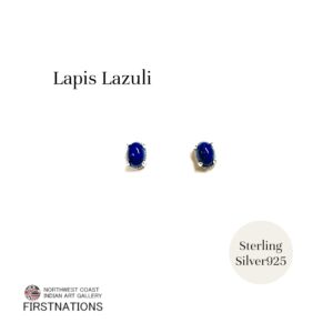 天然石 ジュエリー ピアス  シルバー 925 ラピスラズリ