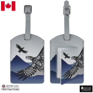 ラゲージタグ 旅行 カバン ネームタグ カナダ 先住民 ネイティブ インディアン アート デザイン Eagle イーグル 鷲