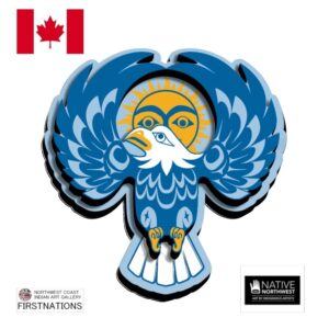 ３Ｄ 立体 マグネット カナダ 先住民 ネイティブ インディアン 雑貨 Eagle Sun