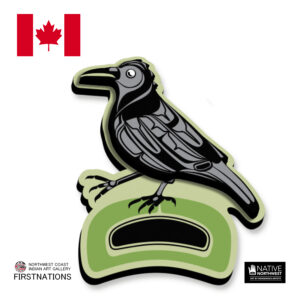 ３Ｄ 立体 マグネット カナダ 先住民 ネイティブ インディアン 雑貨 Crow - Walk in the Park