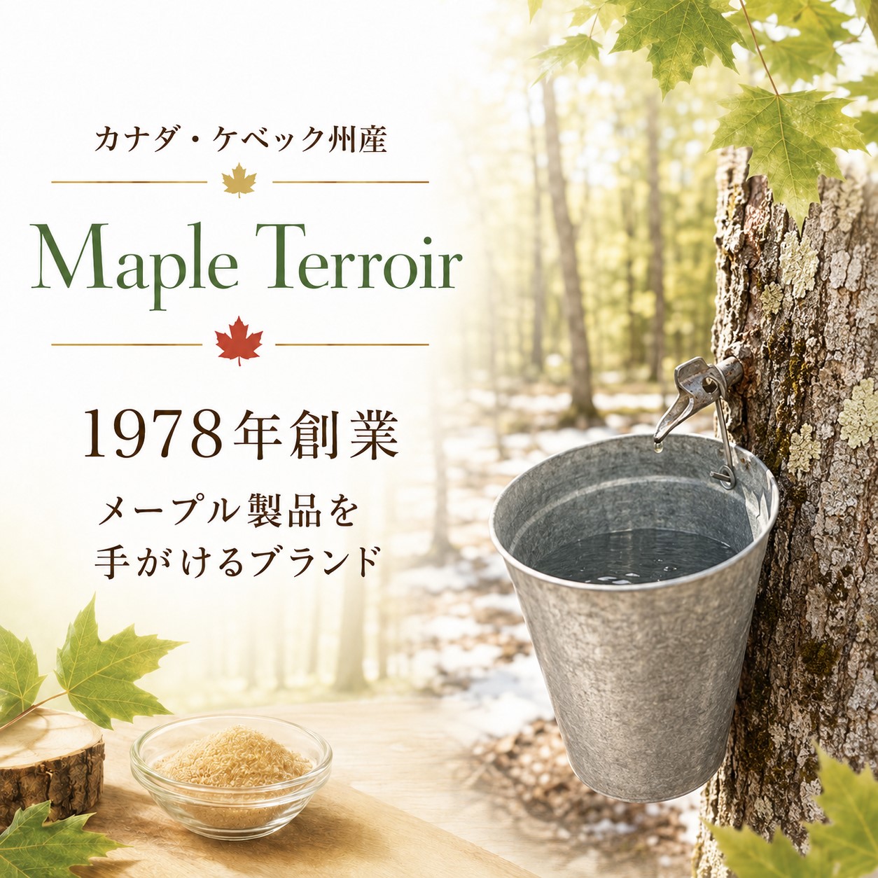 オーガニック メープルシュガー 100g 単品|カナダ産・有機メープルシロップ100% - 画像 (6)
