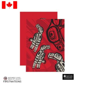 ミニ ノート 自由帳 カナダ 先住民 ネイティブ インディアン 雑貨 Eagle 鷲