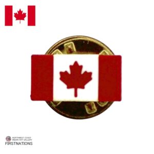 カナダ お土産 フラッグ 国旗 旅行 カナダ 国旗型ピンバッチ