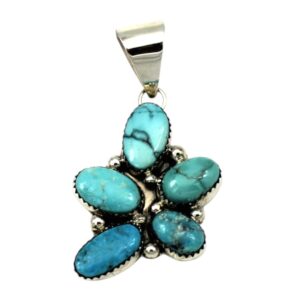 インディアン ジュエリー ペンダント ネイティブアメリカン NAVAJO ナバホ族 シルバー925 ターコイズ