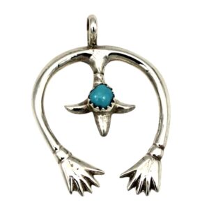 インディアン ジュエリー ペンダント ネイティブアメリカン NAVAJO ナバホ族 Lorraine Chee シルバー925 ターコイズ ハンドデザイン