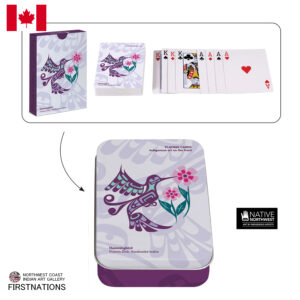 トランプ カード 玩具 カナダ 先住民 ネイティブ インディアン  PLAYING CARD / Francis Dick Hummingbird ハミングバード