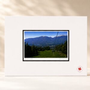 アート プリント 絵画 ダブルマット紙 カナダ 先住民 ネイティブ インディアン Maihara Whistler Valley