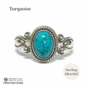 天然石 ジュエリー リング 指輪 スターリングシルバー925  アフガンターコイズ 16.5号