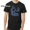 インディアンアート Tシャツ MENS メンズ カナダ 先住民 ネイティブ デザイン Killer Whale  シャチ クジラ S-XL ティーシャツ - 画像 (2)